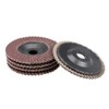 sourcing map Flap Disc, 240 Grit 4" x 5/8" Abrasive