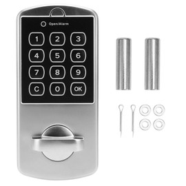 Hilitand Smart Keyless Entry Door Lock, Touchscreen Keypad Lock, Passcode Code Front Door Lock for Home Office(Vertical Type with Heaven and Earth Bolt)