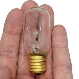 Replacement for Whirlpool Microwave 8206232A Light Bulb by Technical Precision - 120V Appliance Bulb - T8 Incandescent Microwave Light Bulb - E17 Screw Base - Clear - 1 Pack