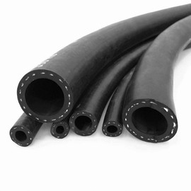 Reinforced Rubber Fuel Hose Pipe - 1 Metre Length - Choose Your Diameter! (7mm ID - 14mm OD)