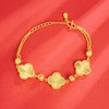 AILONMEI Gold Adjustable Bracelet For Women, Cute Charm Dainty Bracelets