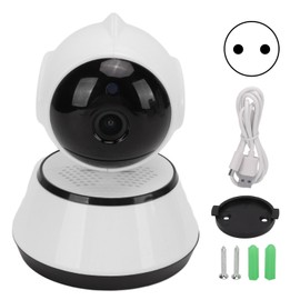 Smart Wireless Camera Intelligent Night Vision Indoor Infrared Security Camera for Home Office AC100‑240V EU