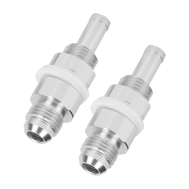 2pcs AN6-5/16 Hose Barb Adapter Aluminum Fuel Pump Tank Fitting
