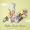 Ashler Easter Bunny Shaped Pillow, Easter Egg Throw Pillow, Soft