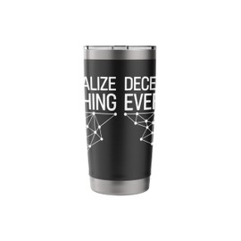 Blockchain Technology Cryptocurrency Day Trader Crypto Stainless Steel Insulated Tumbler