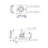 2 Wire Push Button Light Switch Replacement Kit On Off