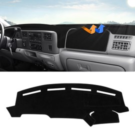 Autorder Dashboard Cover Mat for 1999-2004 Ford F250 F350 F450 Super Duty Accessories Dash Cover Upgrade Velvet Dash Mat Sunshade Glare UV Rays Protector
