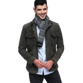 HOYAYO Mens Classic Warm Long Winter Scarf