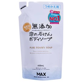 Max Additive-free Foaming Body Soap Refill, 15.2 fl oz (450 ml)