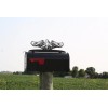 Submarine Dolphins Metal Mailbox Topper, Black Dolphin Sign