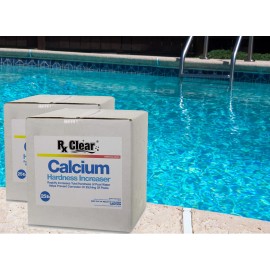 Rx Clear® Granular Calcium Hardness Increaser Plus For Swimming Pools - (Choose Quantity) - 50 lbs