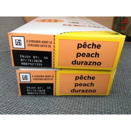 Coca-Cola 2 Coca Cola Freestyle Cartridge Refill Peach Soda Concentrate 7/19/20