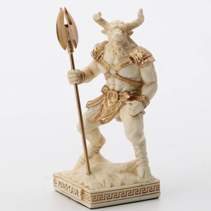 Veronese Design Greek Gods Miniature Figurine (Minotaur, Multicolor)