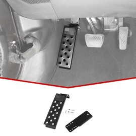 JeCar Dead Pedal Left Side Foot Rest Kick Panel Compatible with Jeep Wrangler JL JLU 2018-2023 & Gladiator JT, American Flag (NOT Fit 4xe Model)