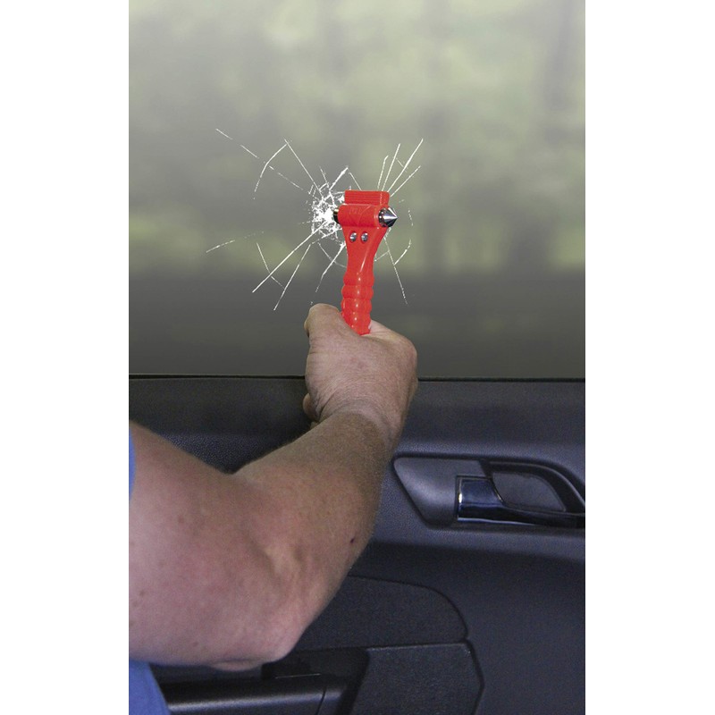 BGS Diy 50615 | Emergency Hammer with Seat Belt Cutter