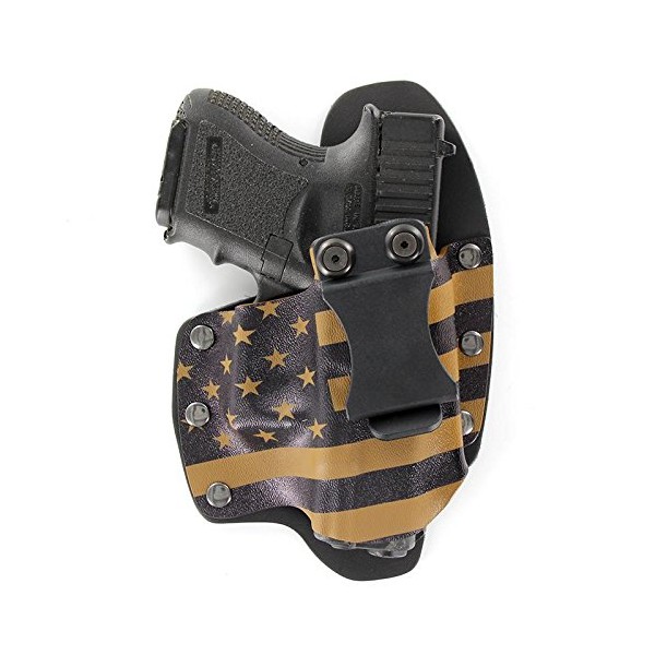Black & Coyote USA IWB Hybrid Concealed Carry Holster (Left-Hand,