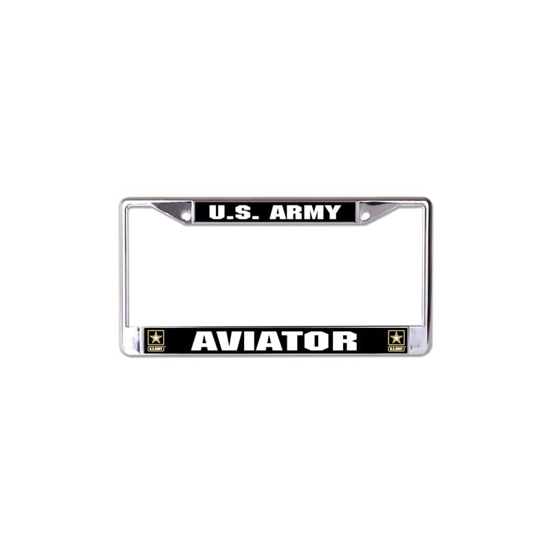 U.S. Army Aviator Chrome License Plate Frame