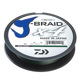 Daiwa J-Braid X4E 0.25 mm - 270 m Dark Green Braided Line