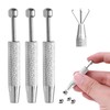 XIYING 3 Pcs Piercing Tools, Flat Back Earring Applicator Tool,