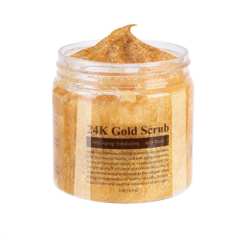 MELAO Pure 24K Gold Anti Wrinkle Body Scrub Exfoliating Body
