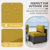 Tounosnt 14 Pcs Outdoor Patio Cushion Covers, Replaceable Waterproof Furniture