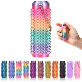 Little Ouchies Fidget 3D Printed Keychain Sensory Toy Spiky Grippie Stim Keychain for Anxiety Relief Positive, Novelty Gifts for Friends Office Workers (Candy)