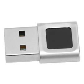 Arcanite USB Fingerprint Reader Scanner for PC Windows 11 Zinc Alloy 360 Degree Touch Fast Matching High Sensitivity Hello Win Laptop Computer