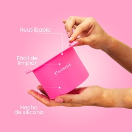 PASSINI Pot de Silicona Reusable para fundir cera 397g