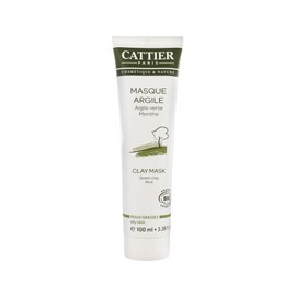 Cattier Organic Mint Green Clay Mask 100 ml