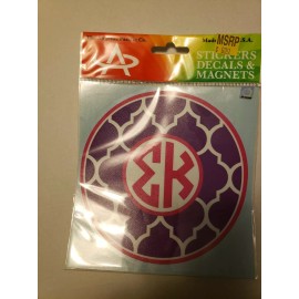 Sigma Kappa Car Decal