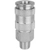 Milton 765ST 1/4" MNPT High Flow (V-Style) Quick-Connect Steel Coupler