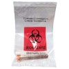 Daarcin Biohazard Specimen Bags,100pcs 6x9in/15x25cm with Biohazard Red Logo Printing,