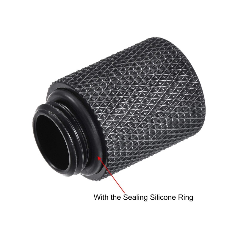 sourcing map Male to Female Extender Fitting G1/4 x 20mm