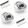 STHang-D 2PCS Boat Latches 2" Pull Slam Latch, Marine Hatch
