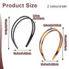 ZBKJYILF 2 pieces double row headbands, headband, women's high quality