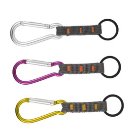 Gatuida 3Pcs Outdoor Aluminum Alloy Buckle Keychain Lightweight Climbing Carabiner for Keys Backpack and Outdoor Gear Versatile Multi Use Holder for Hiking and Daily Activities