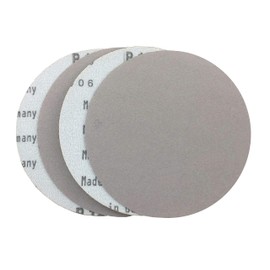 Starcke Premium 11 Inch No Hole Film Backed Hook and Loop Grip Sanding Discs - White Aluminum Oxide - for Wood, Auto Body, Paint, Primer, Metal, and Plastics (50 Pack, 220 Grit)