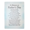 In Memory on Father's Day Waterproof Graveside Memorial Card 16cm