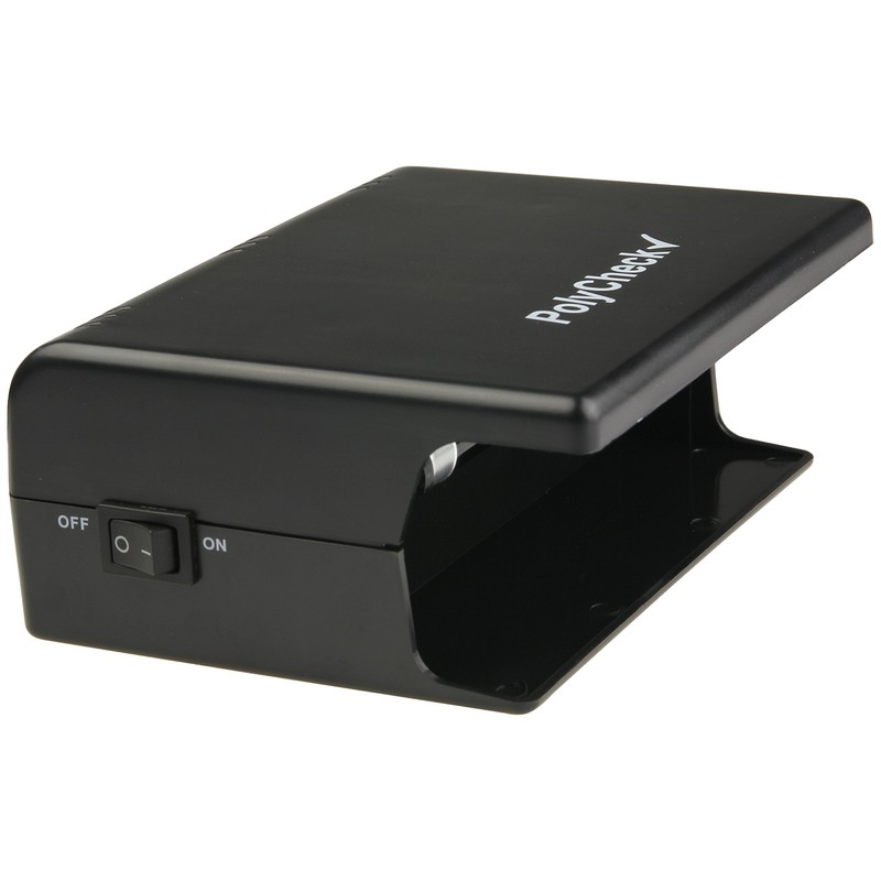PolyCheck 4W UV Note Checker with 2 Spare DuraBulb Bulbs