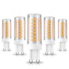 Ziomitus No Flicker G9 Led Bulbs Dimmable 6W Soft Warm