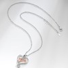 Toplstud Silver Heart Necklaces for Women - I Love You