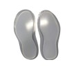 Feet Footprints Plastic Craft Mold Set to use with concete