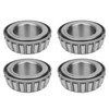 4Pcs Tapered Roller Bearing Set for Automotive Car Mechanical Gears