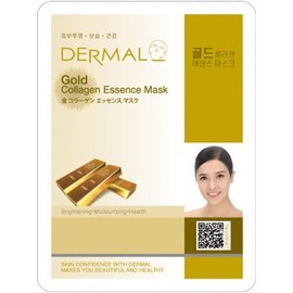 SEAT Mask Gold (Gold) da-maru Dermal 23g (Set of 10) Face Pack