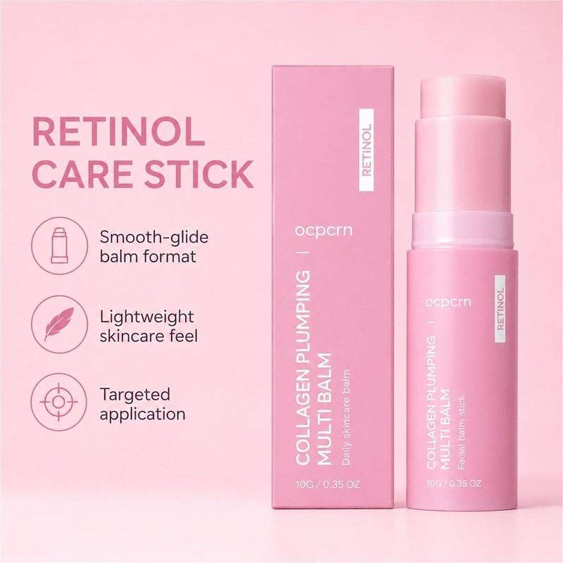 Barra Facial con Retinol, Bálsamo Hidratante para Rostro 10g