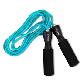Cecotec Skipping Rope Small Fitness DrumFit Jump Rope, 295 cm Long, Made of PVC, Non-Slip Ergonomic Handles, Smooth Bearing System