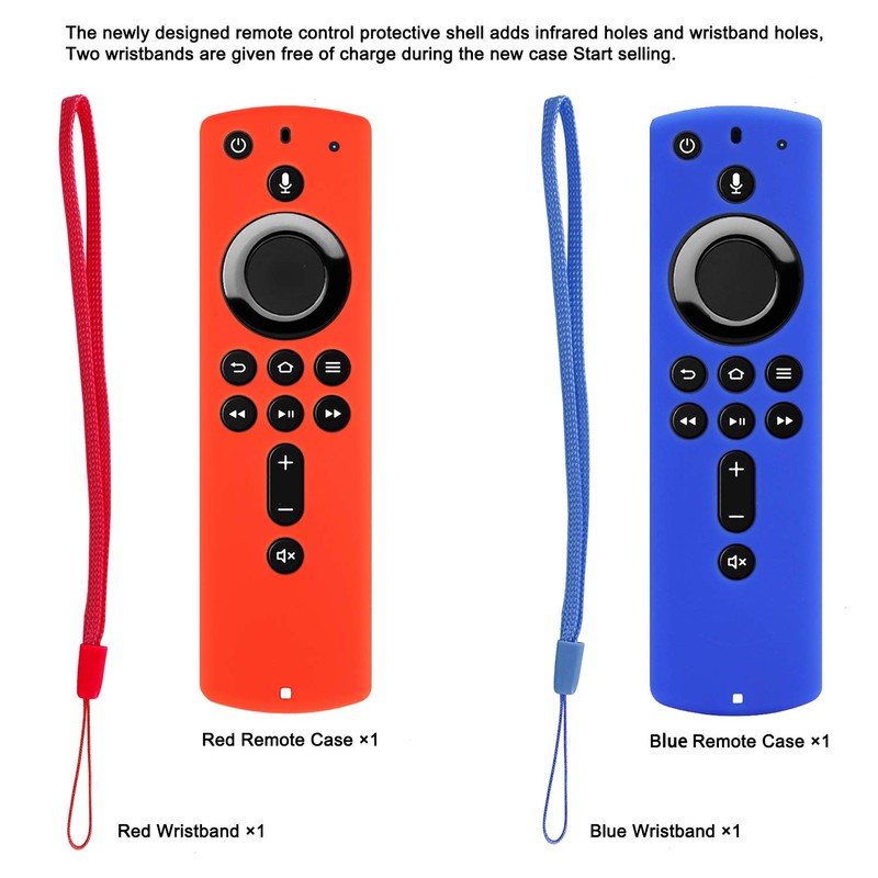 [2 Pack] Silicone Cover Case for Fire TV Stick 4K