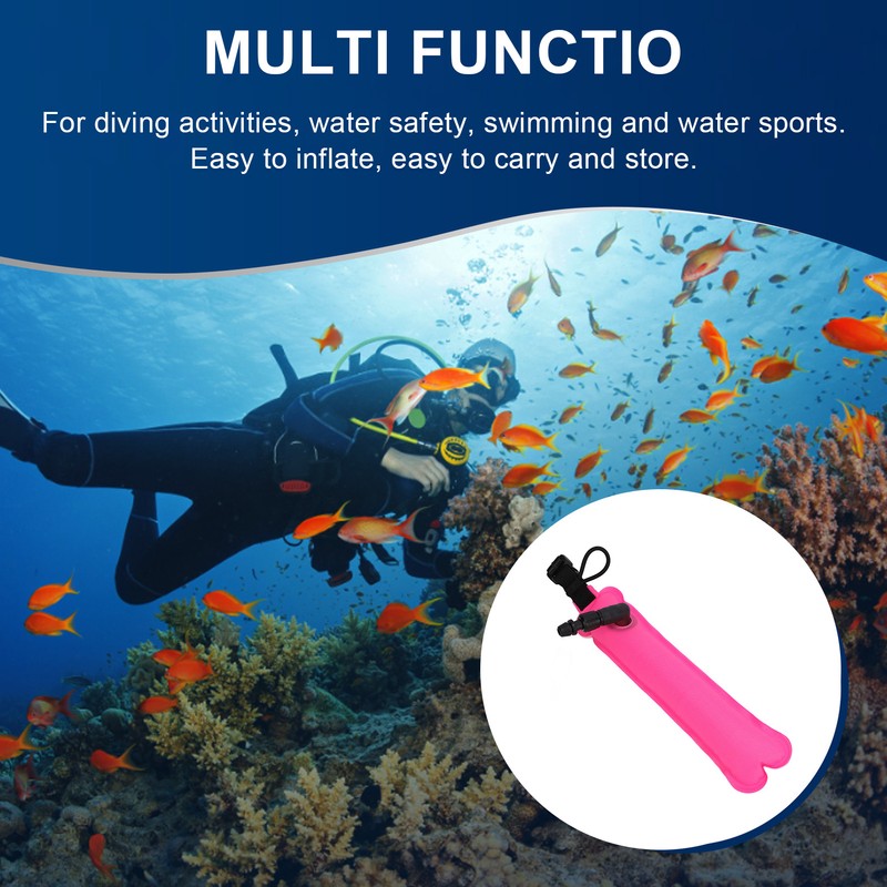 Mini Diving Buoy Integrated Valve Portable Scuba Diving Float Snorkeling