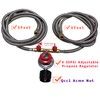 MCAMPAS 0-20 Psi Adjustable Propane Regulator with Hose. 8 Feet