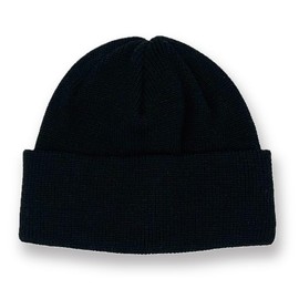 [yokoamiMADE IN JAPAN] Non-Tightening Knit Hat, Made in Japan, Watch Cap, Beanie, Stretchy, Comfortable, Men's, Women's, Black, Free size